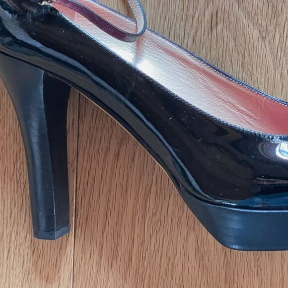 Tall patent heels-- pure vintage, pure Kate Spade! 9.5 - Picture 3 of 10